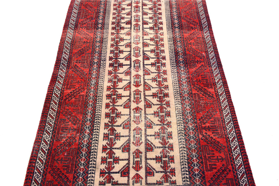 Shiraz Vintage Persian Runner, 110 x 320 cm