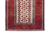 Shiraz Vintage Persian Runner, 110 x 320 cm