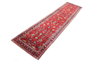 Shiraz Vintage Persian Runner, 81 x 326 cm