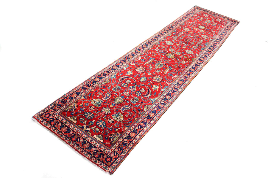 Shiraz Vintage Persian Runner, 81 x 326 cm