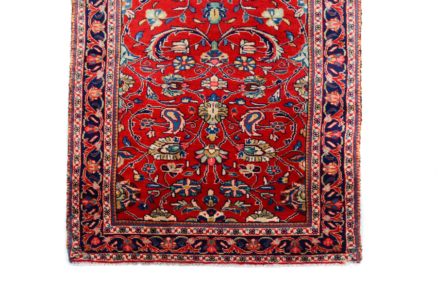 Shiraz Vintage Persian Runner, 81 x 326 cm