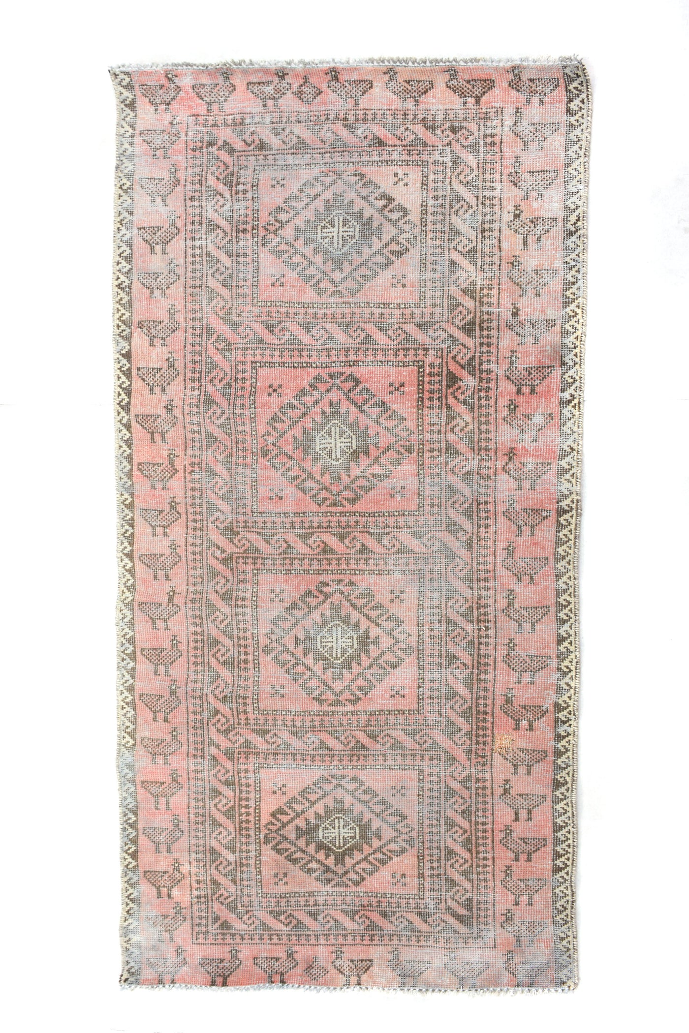 Vintage Shiraz Persian Runner Rug – Pearl Echo