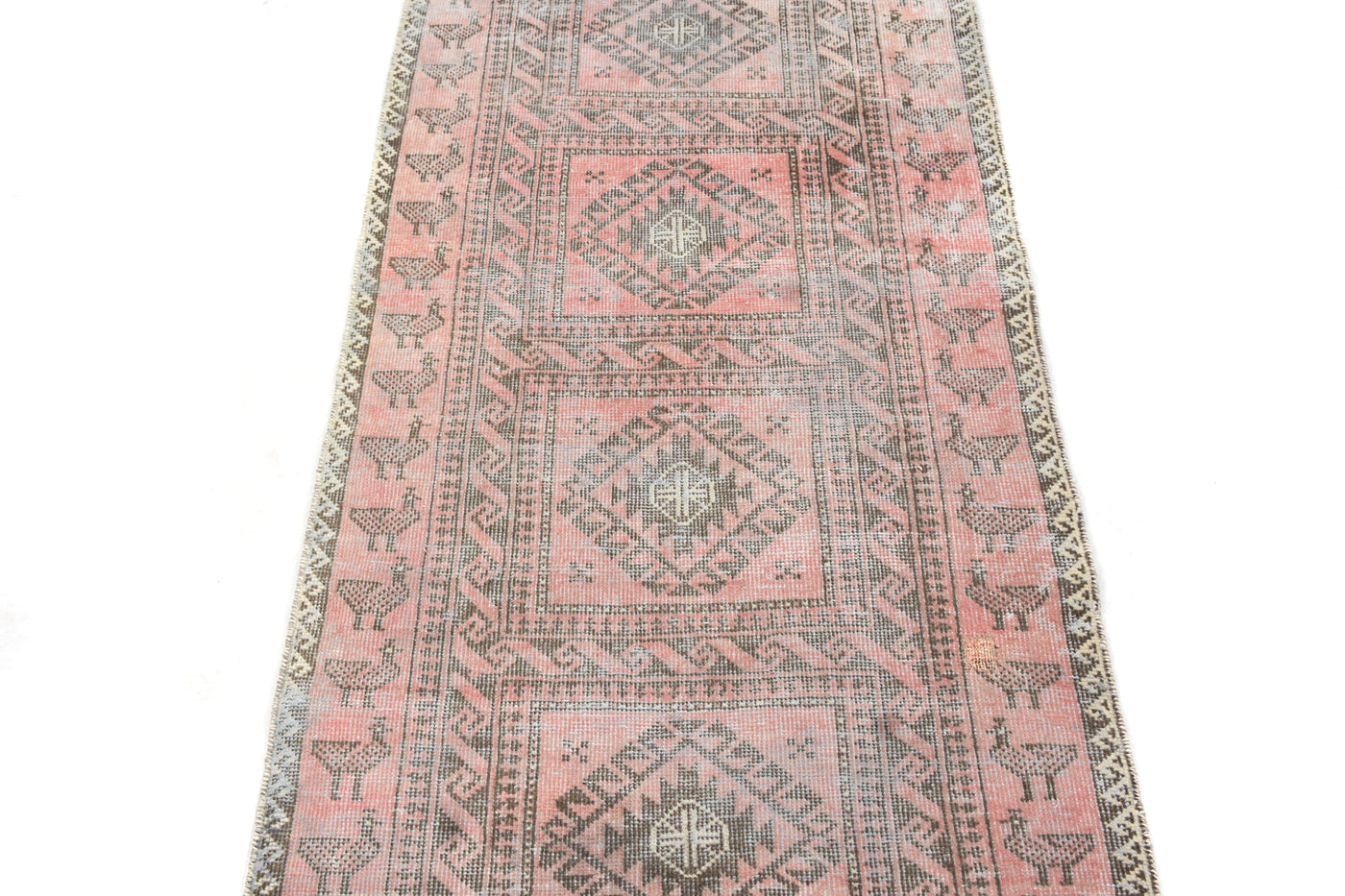 Vintage Shiraz Persian Runner Rug – Pearl Echo