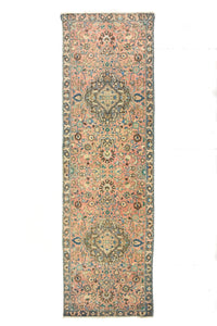 Shiraz Vintage Persian Runner, 100 x 364 cm