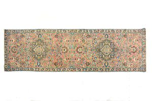 Shiraz Vintage Persian Runner, 100 x 364 cm