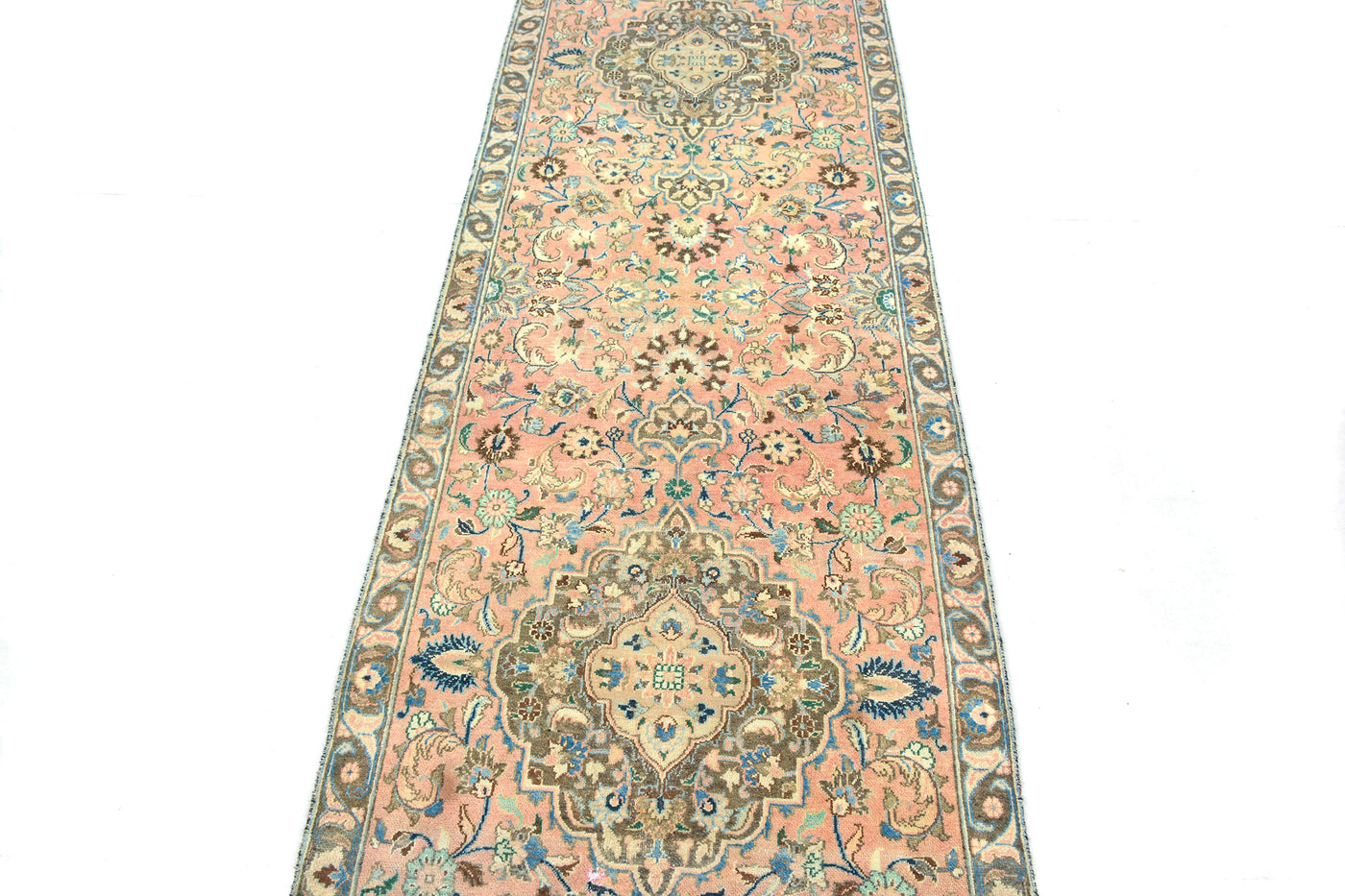 Shiraz Vintage Persian Runner, 100 x 364 cm