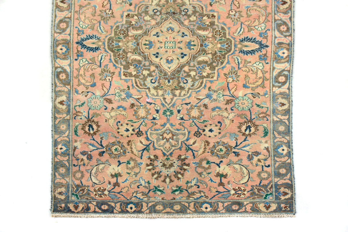 Shiraz Vintage Persian Runner, 100 x 364 cm