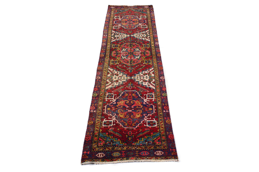 Shiraz Vintage Persian Runner, 86 x 344 cm
