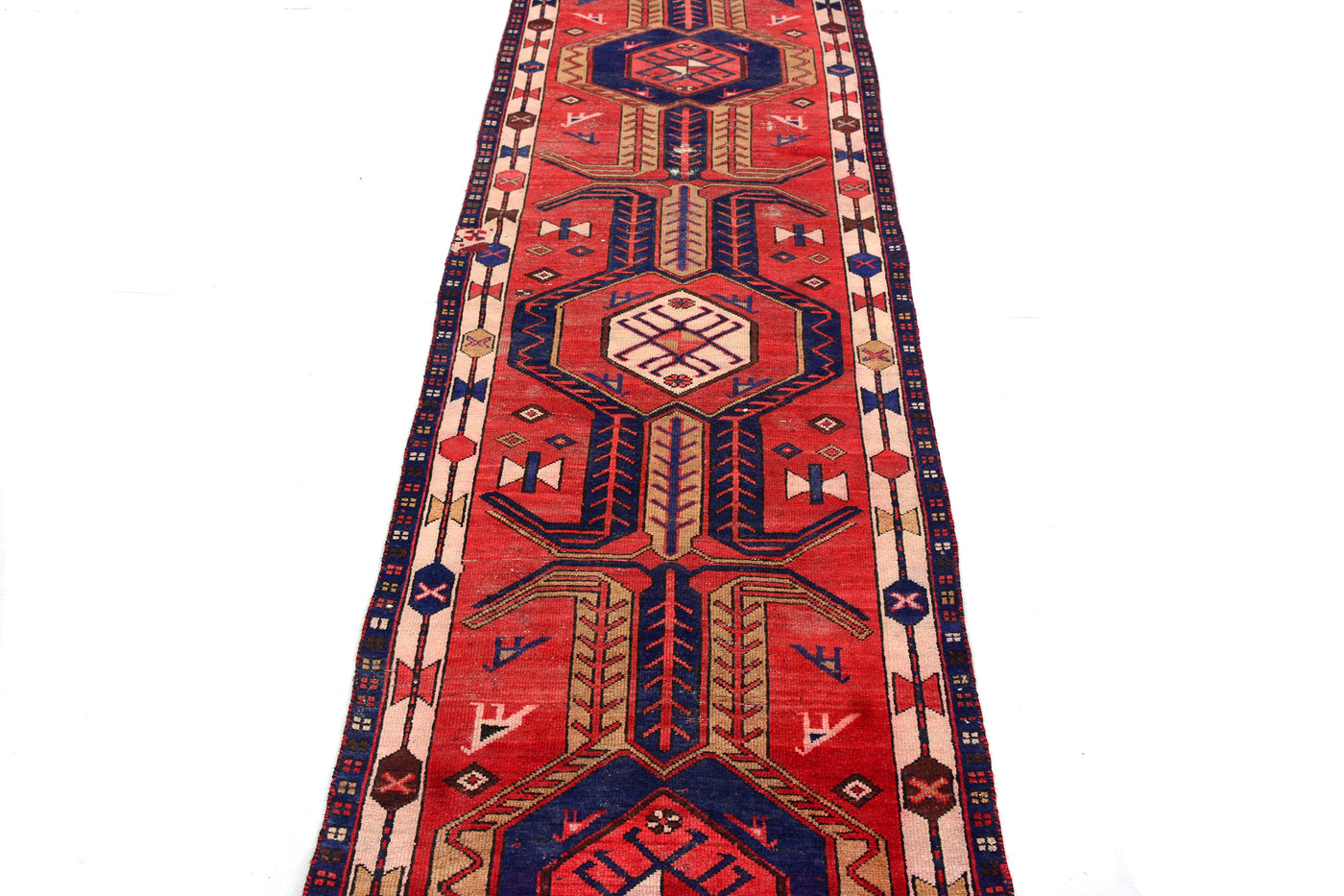 Vintage Shiraz Persian Runner Rug – Carmine Keystone