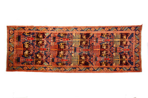 Shiraz Vintage Persian Rug, 130 x 338 cm