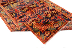Shiraz Vintage Persian Rug, 130 x 338 cm