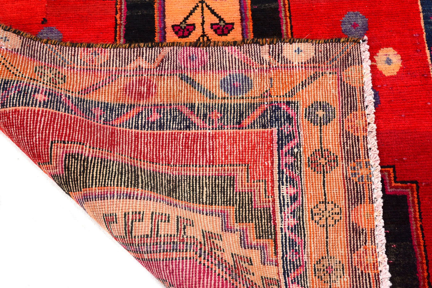 Vintage Shiraz Persian Runner Rug – Ruby Matrix