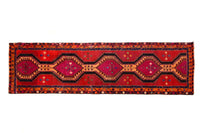Shiraz Vintage Persian Runner, 97 x 345 cm