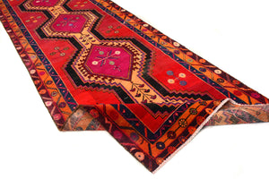 Shiraz Vintage Persian Runner, 97 x 345 cm
