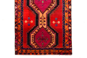 Shiraz Vintage Persian Runner, 97 x 345 cm