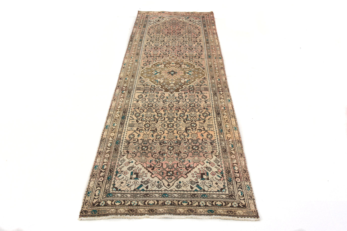 Vintage Shiraz Persian Runner Rug – Stone Aura