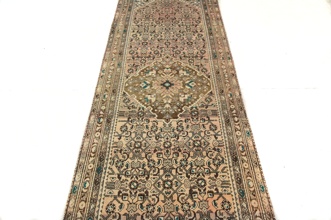 Vintage Shiraz Persian Runner Rug – Stone Aura