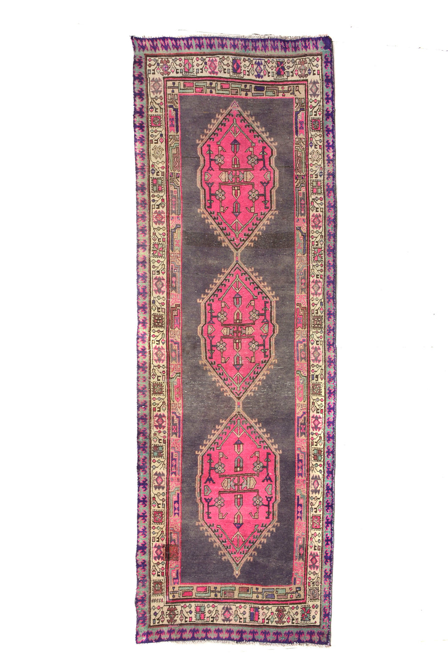 Shiraz Vintage Persian Runner, 110 x 283 cm