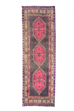 Shiraz Vintage Persian Runner, 110 x 283 cm (New Arrival)