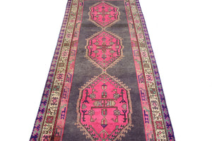 Shiraz Vintage Persian Runner, 110 x 283 cm