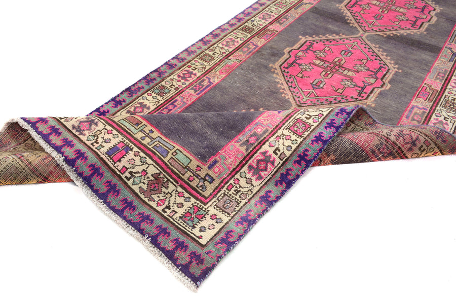 Shiraz Vintage Persian Runner, 110 x 283 cm