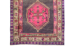 Shiraz Vintage Persian Runner, 110 x 283 cm