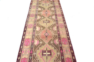 Shiraz Vintage Persian Runner, 100 x 342 cm