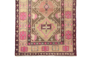 Shiraz Vintage Persian Runner, 100 x 342 cm