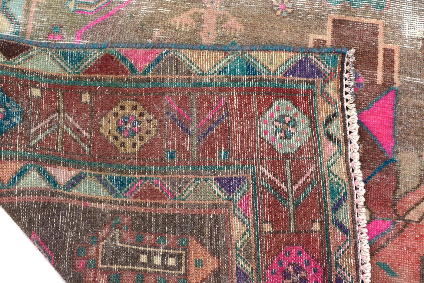 Vintage Shiraz Persian Runner Rug – Navy Gallery