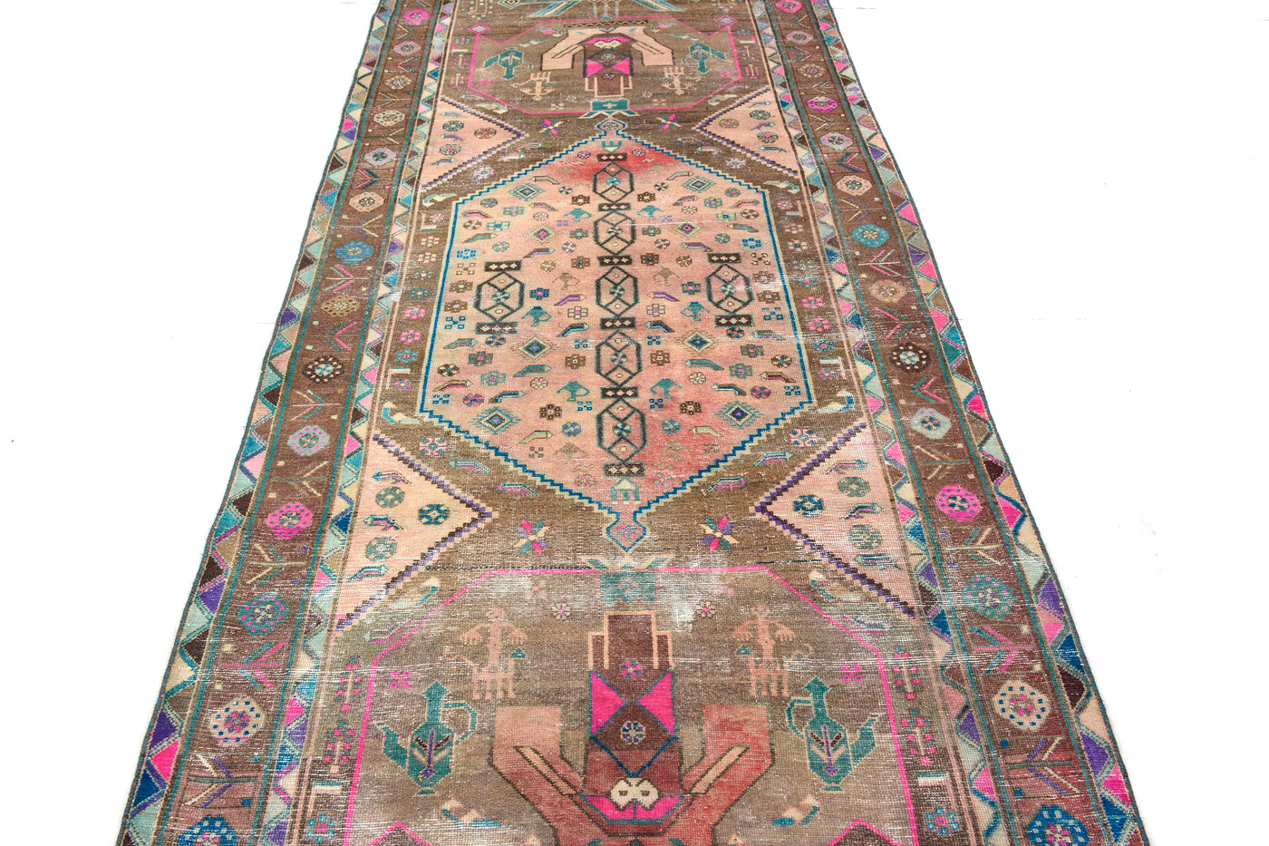 Vintage Shiraz Persian Runner Rug – Navy Gallery