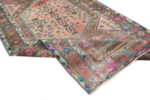Shiraz Vintage Persian Rug, 139 x 334 cm