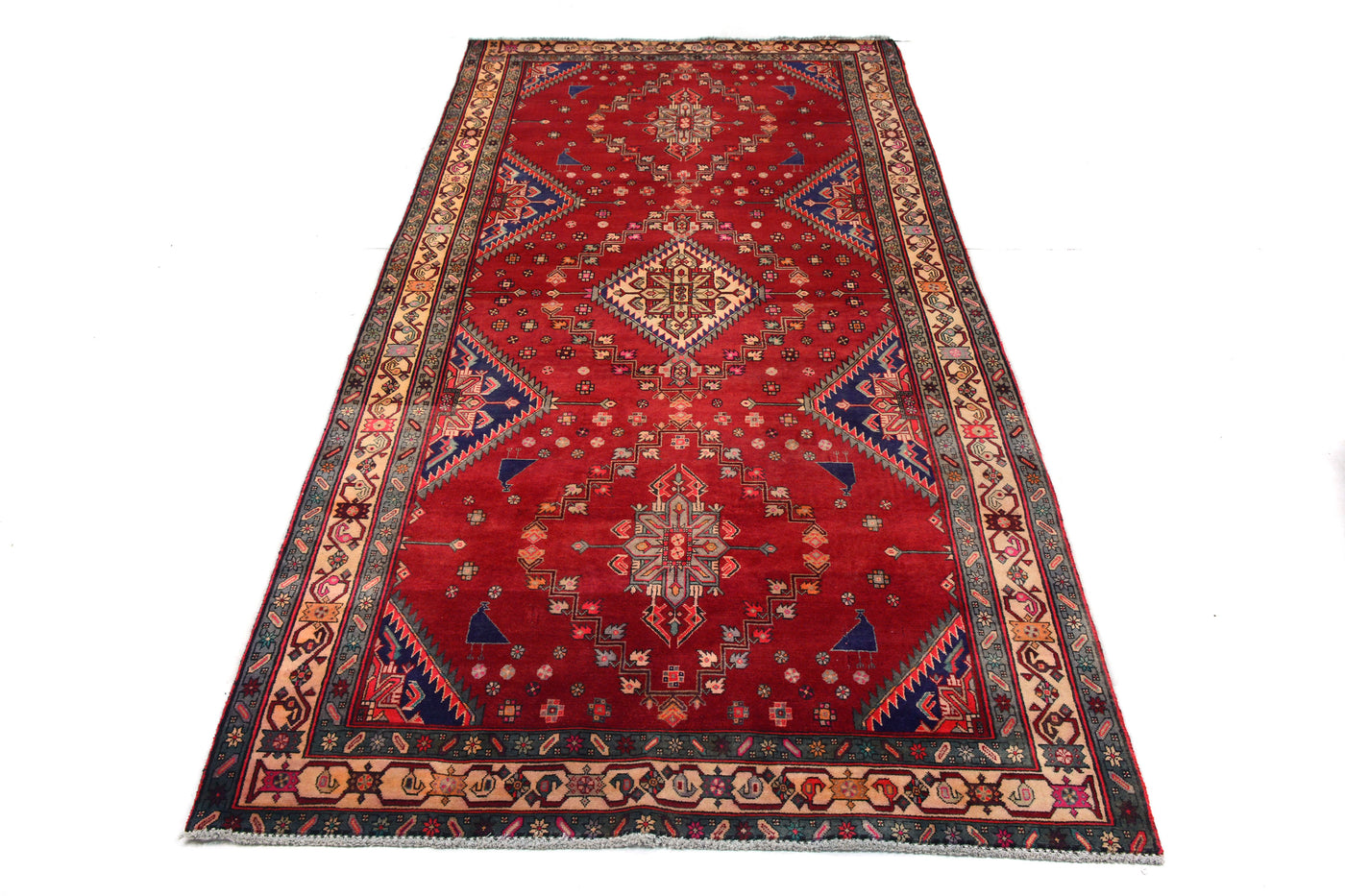 Vintage Shiraz Persian Rug – Rosewood Whisper