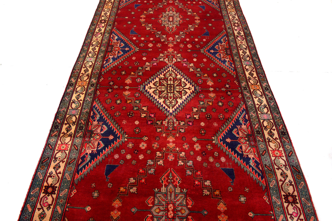 Vintage Shiraz Persian Rug – Rosewood Whisper