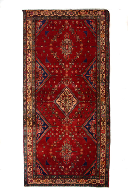 Shiraz Vintage Persian Rug, 150 x 315 cm