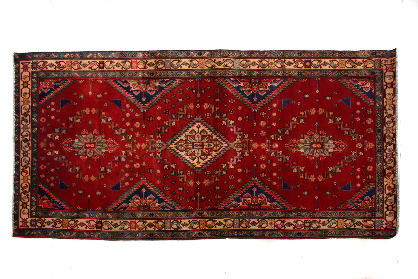 Vintage Shiraz Persian Rug – Rosewood Whisper