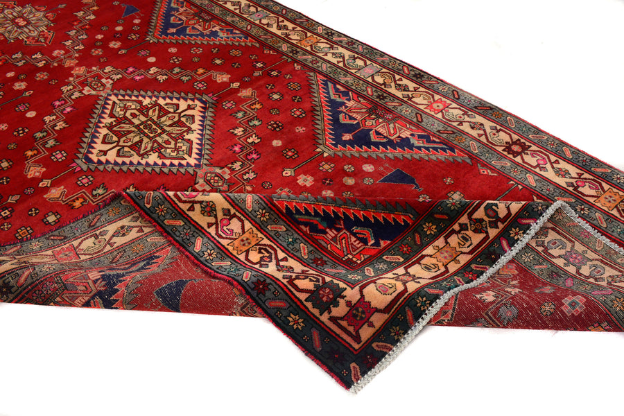 Shiraz Vintage Persian Rug, 150 x 315 cm