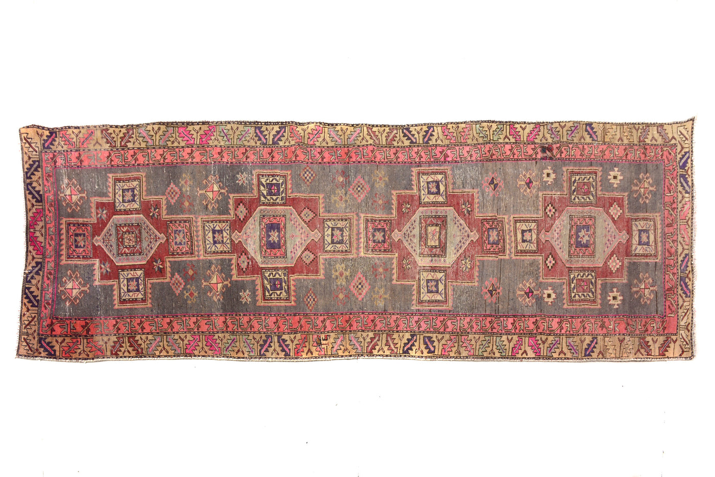 Vintage Shiraz Persian Runner Rug – Pebble Relic