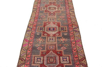 Shiraz Vintage Persian Runner, 107 x 306 cm