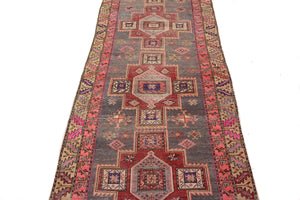 Shiraz Vintage Persian Runner, 107 x 306 cm