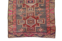 Shiraz Vintage Persian Runner, 107 x 306 cm
