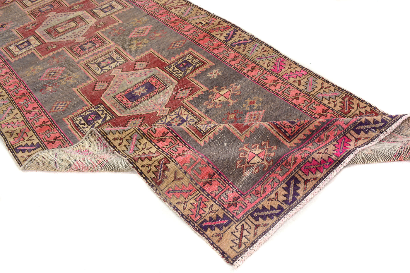 Vintage Shiraz Persian Runner Rug – Pebble Relic
