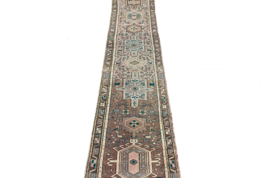 Shiraz Vintage Persian Runner, 55 x 306 cm