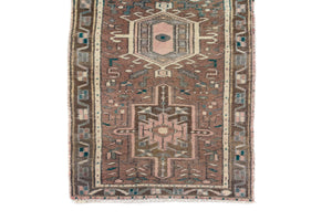 Shiraz Vintage Persian Runner, 55 x 306 cm