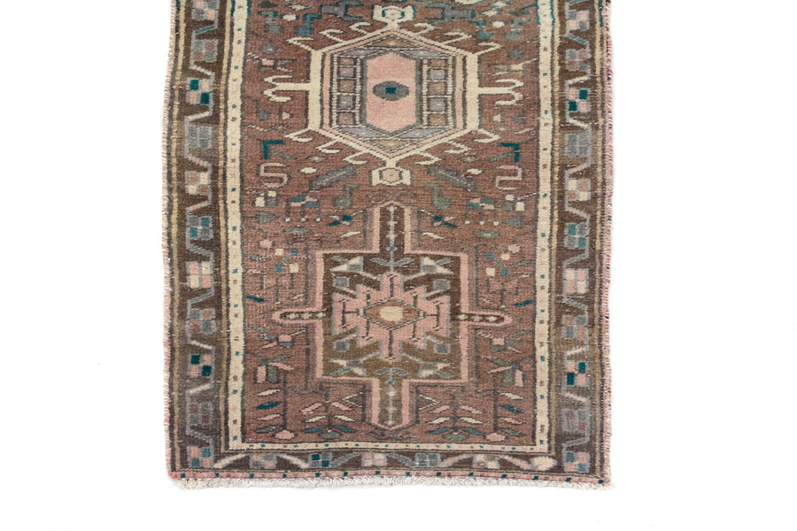 Shiraz Vintage Persian Runner, 55 x 306 cm