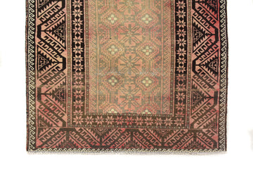 Shiraz Vintage Persian Rug, 107 x 217 cm