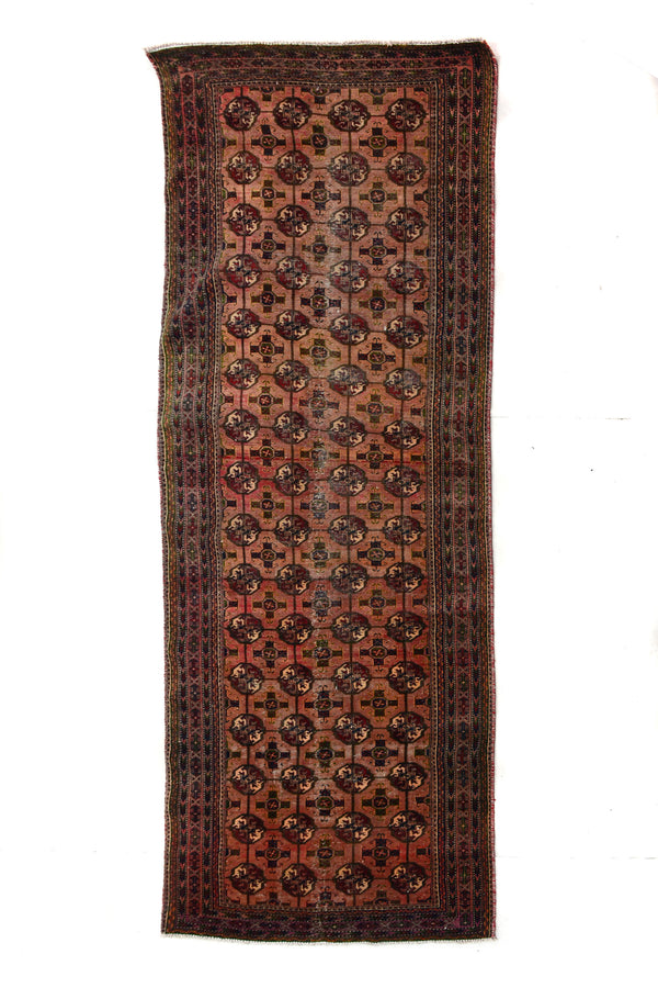 Shiraz Vintage Persian Runner, 125 x 290 cm