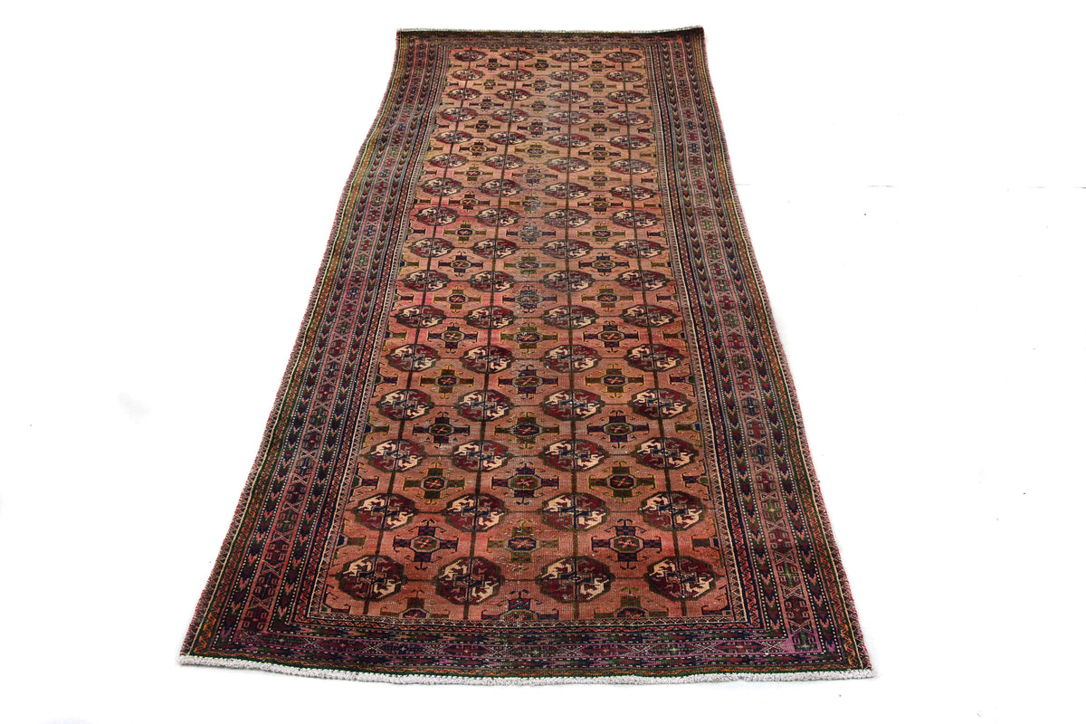 Vintage Shiraz Persian Runner Rug – Obsidian Relic