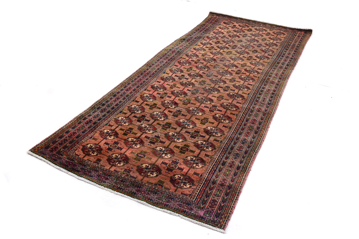 Vintage Shiraz Persian Runner Rug – Obsidian Relic