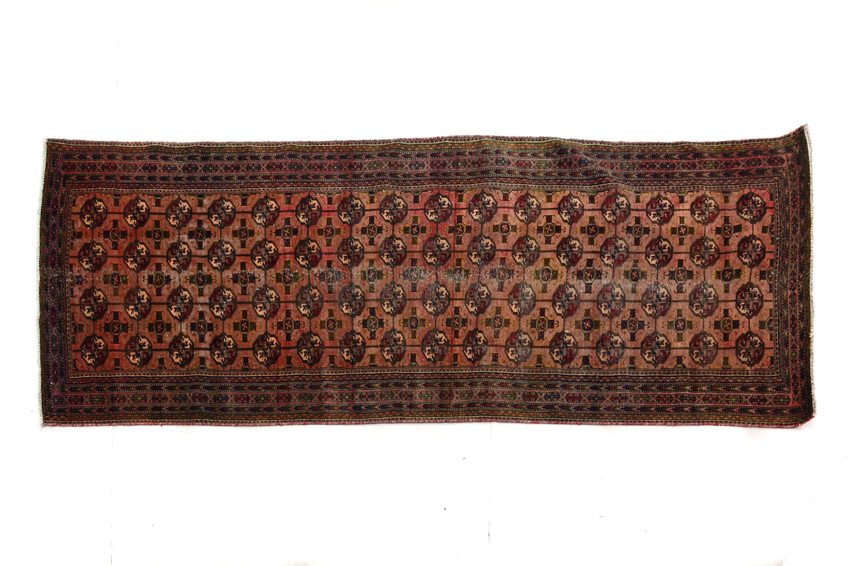 Vintage Shiraz Persian Runner Rug – Obsidian Relic