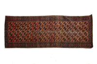 Shiraz Vintage Persian Runner, 125 x 290 cm